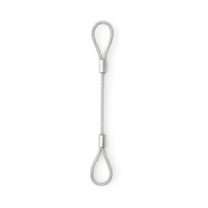 Élingues câble acier à deux boucles