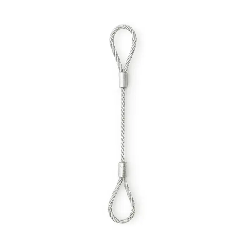 Élingues câble acier à deux boucles